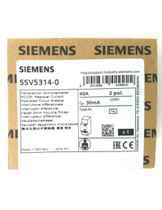 - Siemens 5sv5314-0... 2