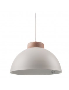 Vintagelamps Con380 Nordic Colgante Retro Blanco 1 X E27 Pantalla 26x38x150 Cm 2